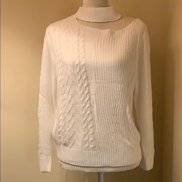 🔴Bare Shoulder Cable Knit Sweater - Picture 6 of 8